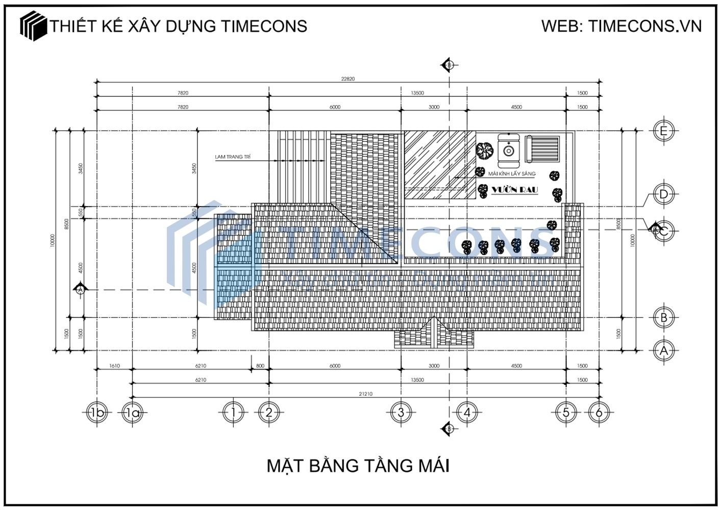 [TCBTCD001-MT] Bản vẽ biệt thự 2 tầng mái Thái - 04